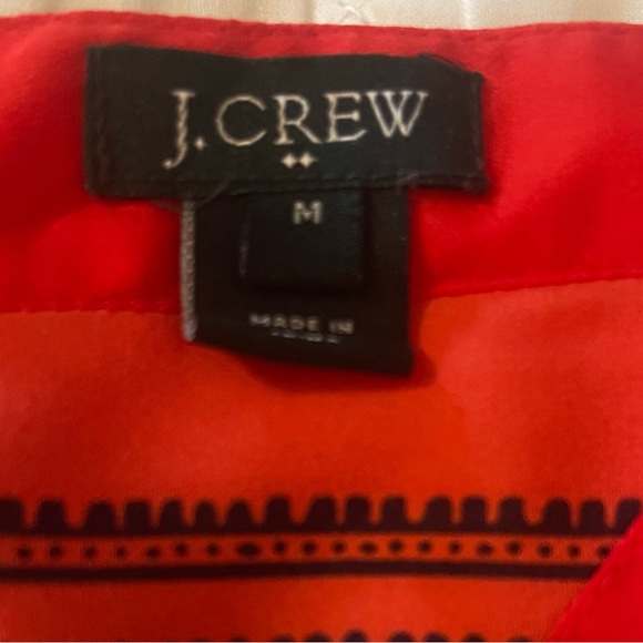 J Crew - Rich and Elegant long sleeve Blouse  with exquisite designs throughout. - Picture 5 of 10